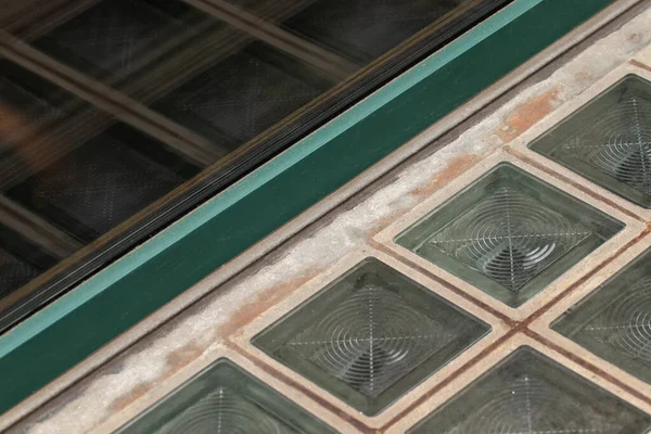 Kaldırım Çatı Penceresi Asfalt Işığı Denir Kapat — Stok fotoğraf