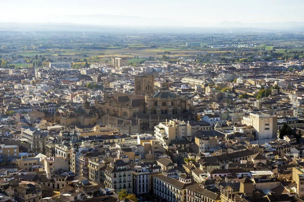 Stock image GRANADA, SPAIN - NOVEMBER 26, 2022: Cityscape from Alhambra in Granada, Spain on November 26, 2022