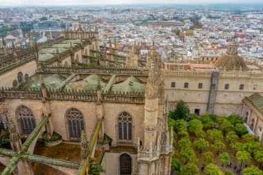 SEVILLA, SPAIN - DECEMBER 31, 2022: Seville Cathedral of Saint Mary in Sevilla, Spain on December 31, 2022