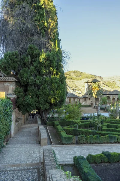 Granada Spanya Kasım 2022 Spanya Nın Granada Kentindeki Antik Alhambra — Stok fotoğraf