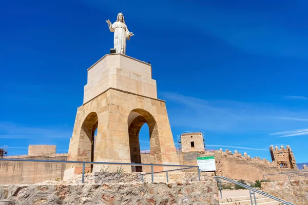 Almeria Spanyolország 2023 Március Cerro San Cristobal Emlékmű Almeriában Spanyolországban — Stock Fotó