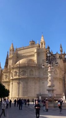 SEVILLA, SPAIN - DECEMBER 31, 2022: Seville Cathedral of Saint Mary in Sevilla, Spain on December 31, 2022