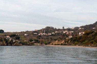 Guzelcehiar, Amasra, Bartin, Türkiye 'nin panoramik manzarası
