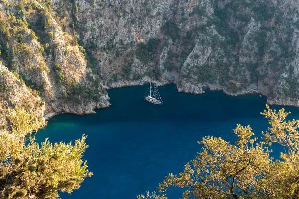 Kelebek Vadisi Fethiye, Mugla, Türkiye 'nin hava manzarası