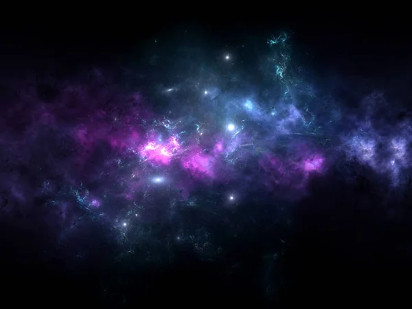 Gezegenler Galaksisi Bilim Kurgu Duvar Kağıdı Güzellik Derin Uzay Kozmosunun — Stok fotoğraf