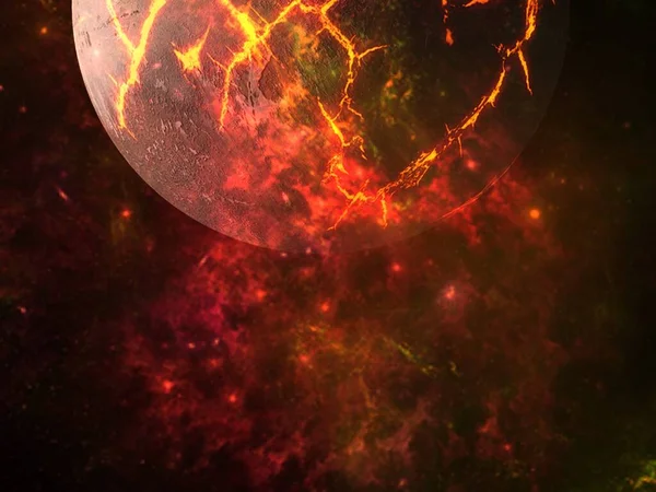 Planeten Sterrenstelsels Science Fiction Behang Astronomie Wetenschappelijke Studie Van Sterren — Stockfoto