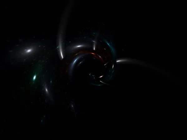 Schwarzes Loch Science Fiction Tapete Schönheit Des Weltraums Bunte Grafiken — Stockfoto