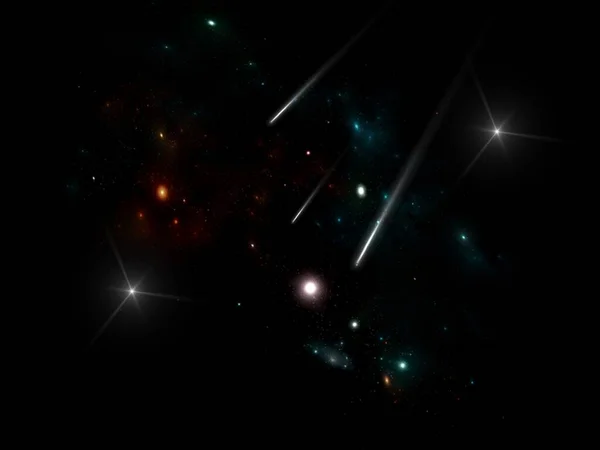 Planety Galaxy Science Fiction Tapety Piękno Przestrzeń Kosmiczna Kosmologia Fizyczna — Zdjęcie stockowe