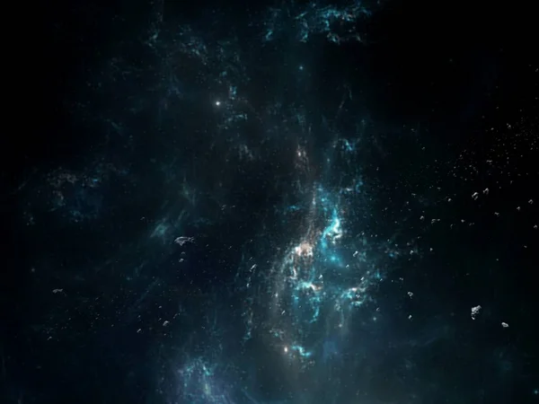 惑星銀河科学フィクション壁紙美しさ深い宇宙宇宙物理宇宙論ストックフォト 宇宙論は宇宙の研究です — ストック写真