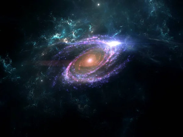 Planets Galaxy Science Fiction Wallpaper Beauty Deep Space Cosmos Physical — Stock Photo, Image