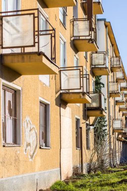 Old hostel in bad condition in Slovakia