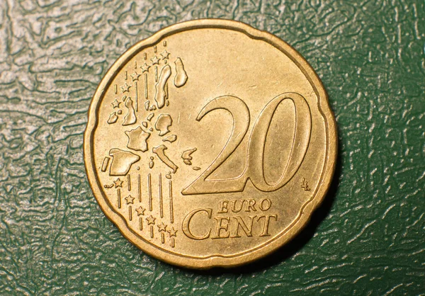 2002年芬兰 硬币正面20欧元 — 图库照片