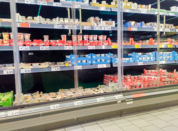 2023 Eslovaquia Estantes Supermercado Aumento Los Precios Europa —  Fotos de Stock