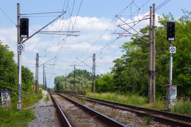 Yazın Slovakya 'da demiryolu