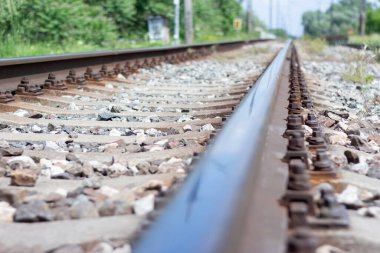 Yazın Slovakya 'da demiryolu