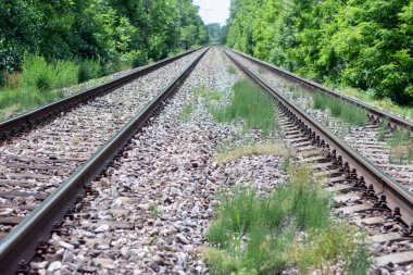 Yazın Slovakya 'da demiryolu