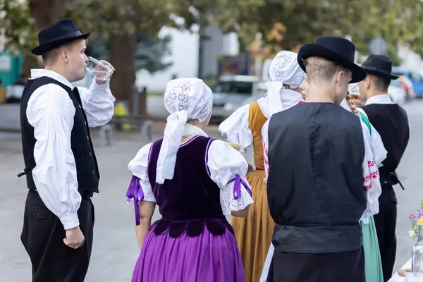 Performance Folklore Ensemble Town Sala Slovakia — Stock Photo, Image