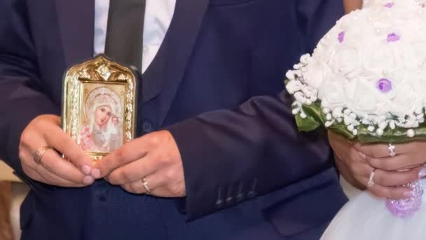 Свадьба Армянской Церкви — стоковое видео