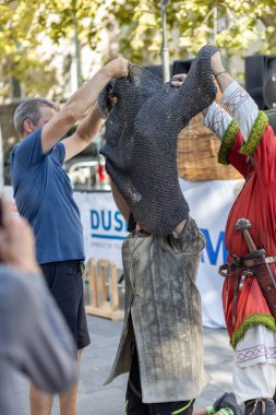 Şehirdeki tarihi olayların yeniden inşası