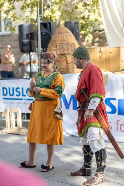 Şehirdeki tarihi olayların yeniden inşası