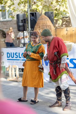 Şehirdeki tarihi olayların yeniden inşası