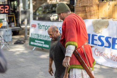 Şehirdeki tarihi olayların yeniden inşası