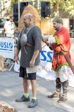 Şehirdeki tarihi olayların yeniden inşası