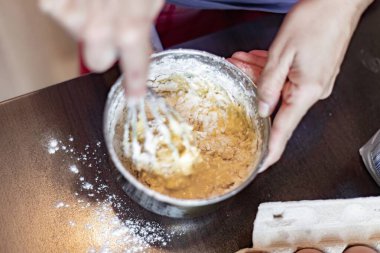 Krepleri yakın plan yapıyorum.