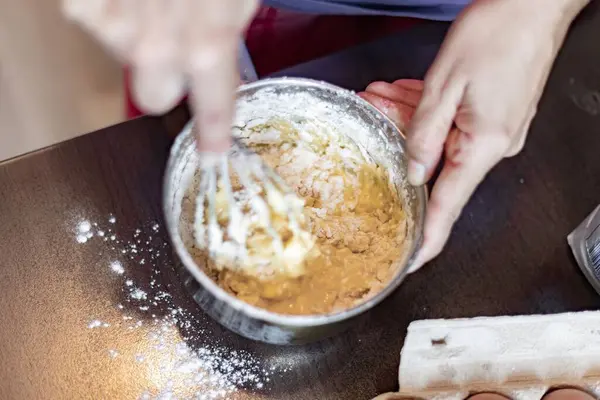 Krepleri yakın plan yapıyorum.