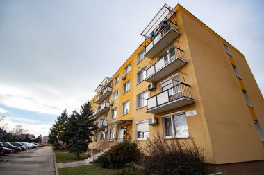 Slovakya 'da çok katlı bir bina.