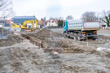 Kentte inşaat hazırlığı