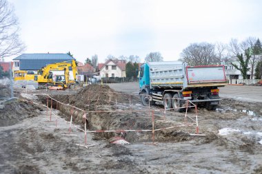 Kentte inşaat hazırlığı