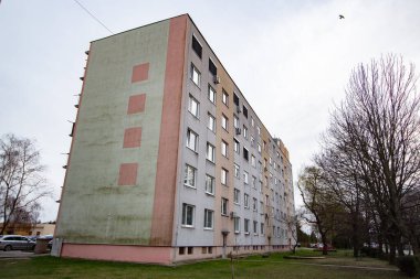 Slovakya 'da çok katlı bir bina.