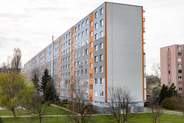 Slovakya 'da çok katlı bir bina.