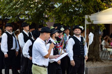 Slovakya 'da yazın halk düğünü