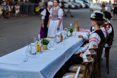 Slovakya 'da yazın halk düğünü