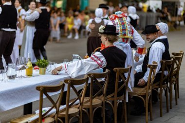 Slovakya 'da yazın halk düğünü