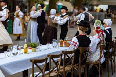 Slovakya 'da yazın halk düğünü