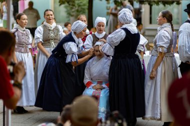 Slovakya 'da yazın halk düğünü