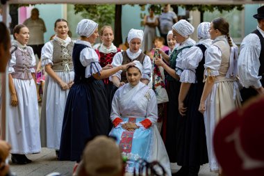 Slovakya 'da yazın halk düğünü