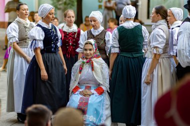 Slovakya 'da yazın halk düğünü