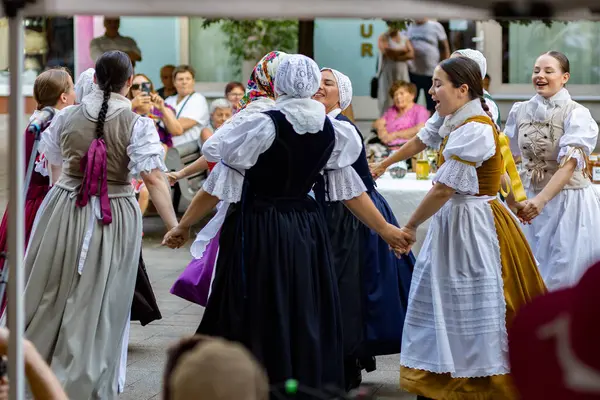 Slovakya 'da yazın halk düğünü