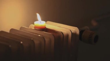 Radyatörde yanan mum. Ukrayna 'da savaş nedeniyle ısı sorunları