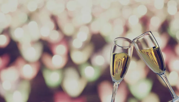 sparkling wine glass with bokeh background pastel color adjustment, 3d illustration rendering