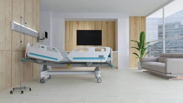 Больничная Кровать Роскошном Дизайне Иллюстрации — стоковое фото