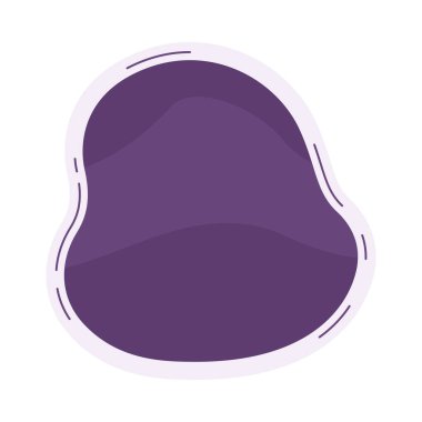 Sıradışı bir şekli ve zengin derin bir rengi olan soyut bir arkaplan. Pürüzsüz sıvı şekilli bir arka plan. Grafik tasarımı, web tasarımı, sunumlar, afişler, reklamlar ve metinlerde kullanılabilir