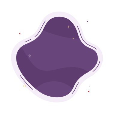 Sıradışı bir şekli ve zengin derin bir rengi olan soyut bir arkaplan. Pürüzsüz sıvı şekilli bir arka plan. Grafik tasarımı, web tasarımı, sunumlar, afişler, reklamlar ve metinlerde kullanılabilir