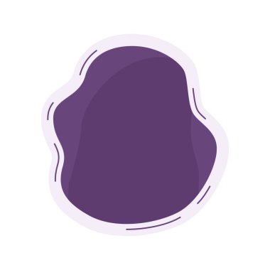 Sıradışı bir şekli ve zengin derin bir rengi olan soyut bir arkaplan. Pürüzsüz sıvı şekilli bir arka plan. Grafik tasarımı, web tasarımı, sunumlar, afişler, reklamlar ve metinlerde kullanılabilir