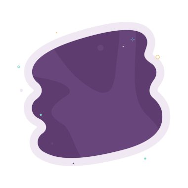 Sıradışı bir şekli ve zengin derin bir rengi olan soyut bir arkaplan. Pürüzsüz sıvı şekilli bir arka plan. Grafik tasarımı, web tasarımı, sunumlar, afişler, reklamlar ve metinlerde kullanılabilir