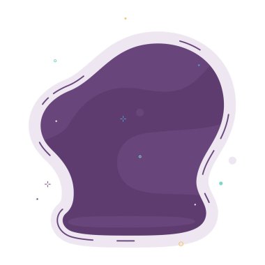 Sıradışı bir şekli ve zengin derin bir rengi olan soyut bir arkaplan. Pürüzsüz sıvı şekilli bir arka plan. Grafik tasarımı, web tasarımı, sunumlar, afişler, reklamlar ve metinlerde kullanılabilir